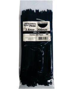 CINTA LACRE 2,5x150 PRETA NYLON PA66 TBT