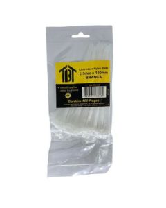CINTA LACRE 3,6x140 BRANCA NYLON PA66 TBT