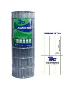 TELA GALV FOGO ALAMBRADO F2,3 (50X150) 1,20x25m TAG