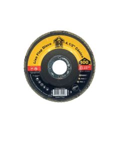 LIXA FLAP DISCO 4,5 CONICO OX ALUM GR 100 TBT