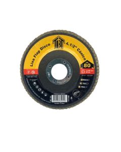 LIXA FLAP DISCO 4,5 CONICO OX ALUM GR 080 TBT