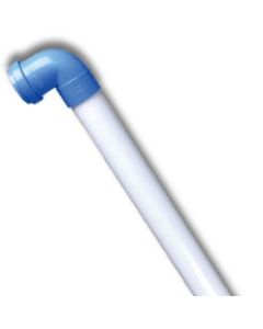 TUBO DESCIDA P/VALV DESCARGA COM JOELHO AZUL CIPLA