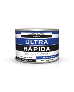 MASSA RAPIDA MAXI RUBBER CINZA 620g 2MA009