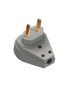 PINO PRENSA CABO MACHO ILUMI (G) 2P 10A CINZA 1412
