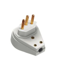 PINO PRENSA CABO MACHO ILUMI (G) 3P 20A BRANCO 1440