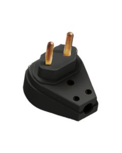 PINO PRENSA CABO MACHO ILUMI (G) 2P 20A PRETO 1415PCT