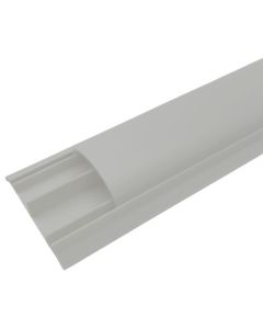 CANALETA PISO ILUMI 50x10 S/ADES C/DIV CINZA 620920