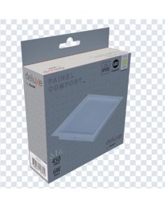 PAINEL LED EMB QUAD RECUADO 18W 4000K 1350lm 20,2cm AVANT