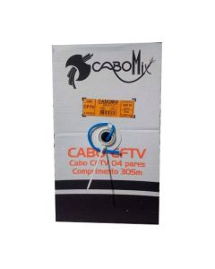 CABO LAN ALUMINIO CAT5E 305M AZUL CABOMIX