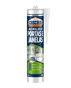 SELANTE CASCOLA PORTAS E JANELAS BRANCO 450g