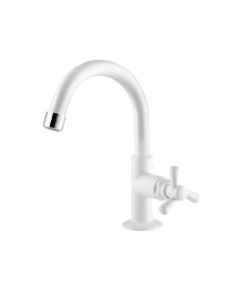 TORNEIRA LAV B MOVEL ABS BALCAO BRANCA PACIFIC 1190903 VIQUA