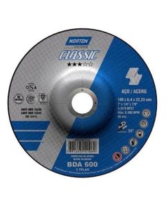 DISCO DESBASTE METAL CLASSIC BDA600 7(180x6,4x22) NORTON 
