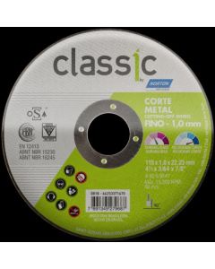 DISCO CORTE MET CLASSIC AR102 4,5(115x1,6x22) NORTON 