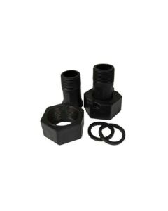ADAPTADOR CURTO P/HIDROMETRO ROSCAVEL 3/4 PRETO POLIERG