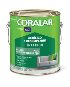 TINTA ACR CORALAR DESEMPENHO FO PESSEGO 3,6L