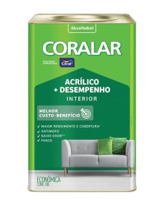 TINTA ACR CORALAR DESEMPENHO FO PEROLA 18L