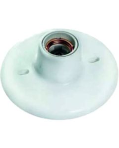 PLAFONIER BASE OPL C/PORC 100W BRANCO
