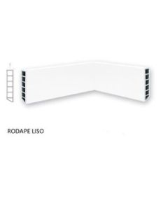 RODAPE 15x2,20 WPC BRANCO LISO MOLDURAMA