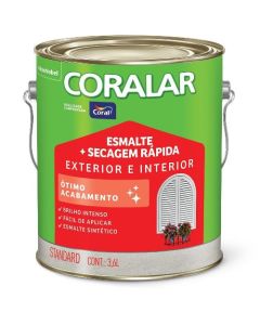 TINTA ESM CORALAR BR AMARELO 3,6L 
