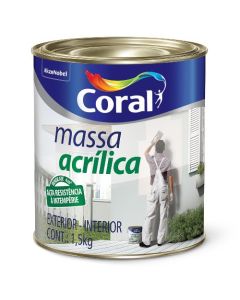 MASSA ACRILICA CORAL 900ml (1,5Kg)