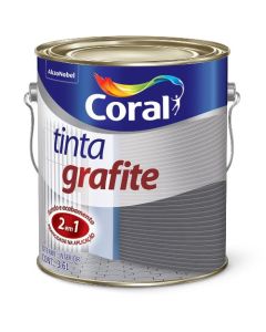 TINTA GRAFITE ESCURO CORAL 3,6L 