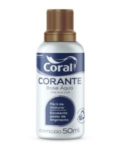 CORANTE CORAL 50ml CASTANHO