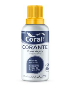 CORANTE CORAL 50ml AMARELO