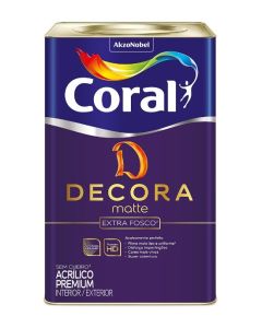 TINTA DECORA MATE FO BCO GELO 18L