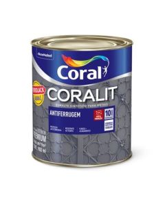 TINTA ESM CORALIT FERROLACK PRATA PLATINA 900ml