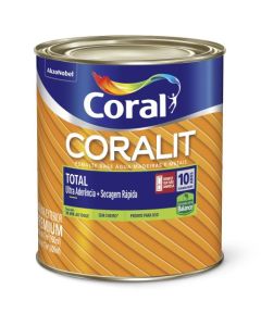 TINTA ESM CORALIT TOTAL BAL PRETO FO 900ml