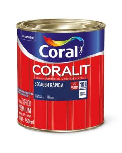 TINTA ESM CORALIT SEC RAP BR BRANCO 750ml