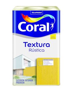 TEXTURA ACRILICA RUSTICO BRANCO CORAL 18L (22Kg)