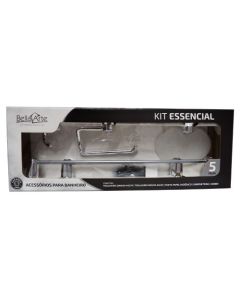 KIT ESSENCIAL 5 PECAS CRISTAL BELLA ARTE