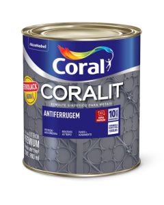 TINTA ESM CORALIT FERROLACK CINZA 900ml