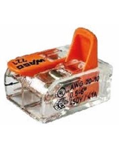 CONECTOR EMENDA 2 FIOS ATE 6,0mm 221-612 WAGO