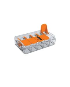 CONECTOR EMENDA 5 FIOS ATE 4,0mm (4PCS) 221-415 WAGO