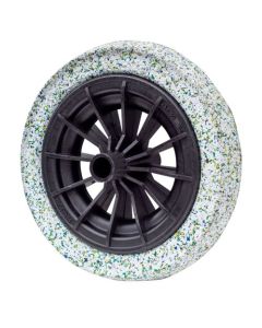 RODA PNEU MACICO BOR EXP BRANCA 125Kg EIXO 1 7,0x32,5 PARABONI