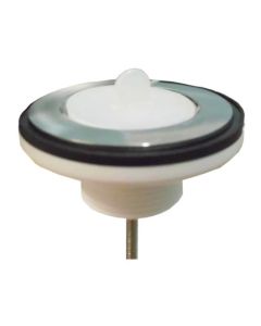 VALVULA LAVATORIO INOX 2.1/2 TAMPA PLASTICA