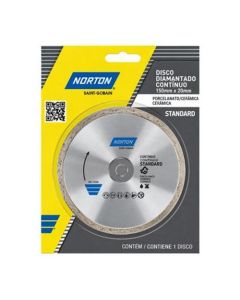 DISCO DIAMANTADO STANDARD 110mm LISO NORTON