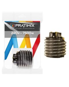 RESISTENCIA TIPO C MEGA BANHO 220Vx7500W PRATIMIX