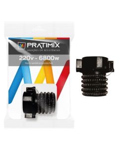 RESISTENCIA TIPO F SUPER DUCHA ELET 220Vx6800W PRATIMIX