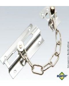 FERROLHO PEGA LADRAO CROMADO 8012 BRASFORT 100610