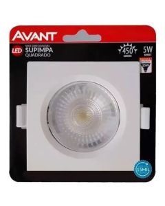 SPOT LED QUAD 05W 4000K DIREC BIV AVANT