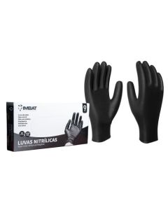 LUVA NITRILICA DESCARTAVEL HEAVY UNITARIA N07 P IMBAT CA 48295