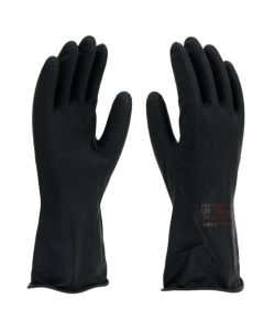 LUVA LATEX PRETA IMBATEXPRO N09 G IMBAT CA 44495