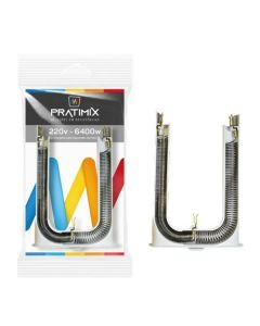 RESISTENCIA TIPO L AQUEC VERSATIL 3T 127Vx5500W PRATIMIX