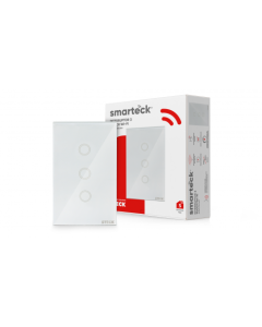 INTERRUPTOR 3MOD 4X2 TOUCH BR SMARTECK SMCI3BS1