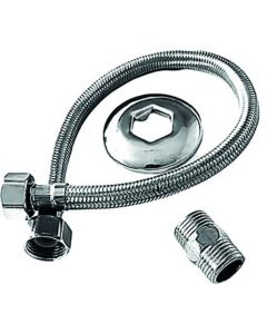 ENGATE FLEX MALHA INOX M&F 1/2x30cm LUPA