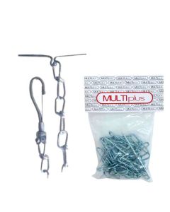 CORRENTE CAO ZINCADA 4 (2,0mm) MULTIPLUS