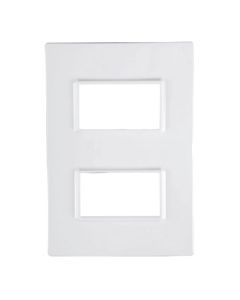 VIVAZ PLACA C/SUP 4x2 2 MOD DIST 76080